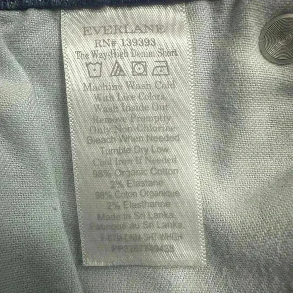 Everlane the Way high denim shorts size 26 - Picture 4 of 5